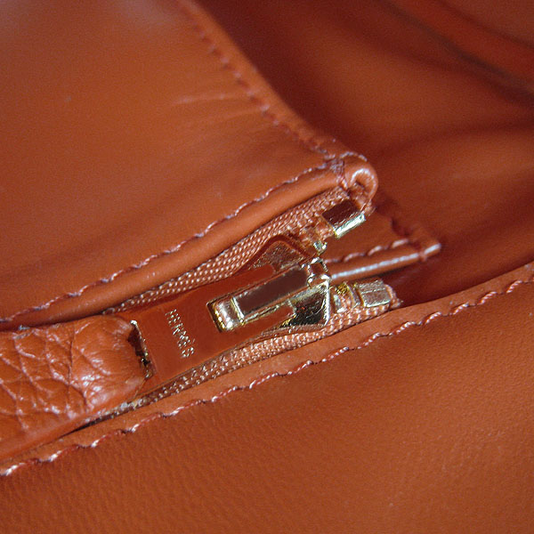 High Quality Fake Hermes 35CM Embossed Veins Leather Bag Red/Orange/Green 6089